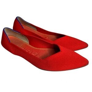 Rothy's Vibrant Red Women's Flats size 10
